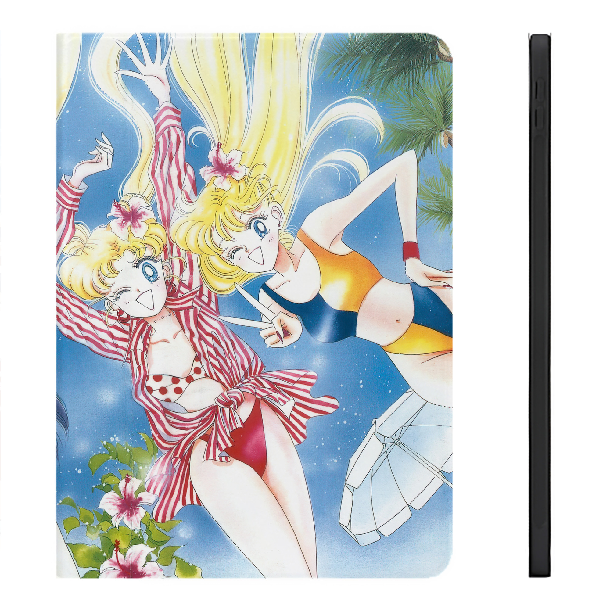 （画像用） 美少女戦士セーラームーン Sailor Moon IPadケース ペンホルダー付き ブックスタイルデザイン